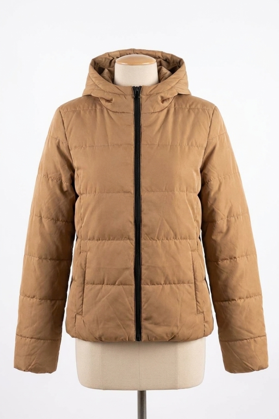NEW DOLCEZZA women's leonard woven jacket in camel